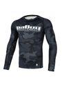 Longsleeve Rashguard Performance Pro plus All Black Camo Boxing